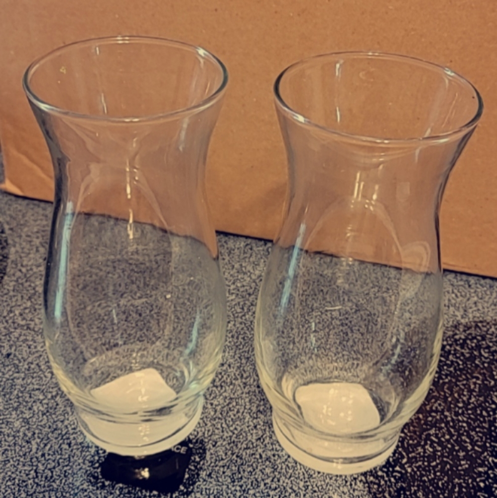 10 glass vases